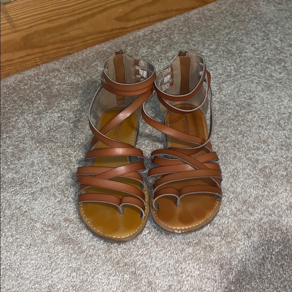 Brown sandals